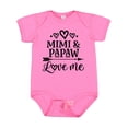 thumbnail image 1 of Inktastic Mimi and Papaw Love Me Boys or Girls Baby Bodysuit, 1 of 5