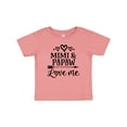 thumbnail image 1 of Inktastic Mimi and Papaw Love Me Boys or Girls Baby T-Shirt, 1 of 5