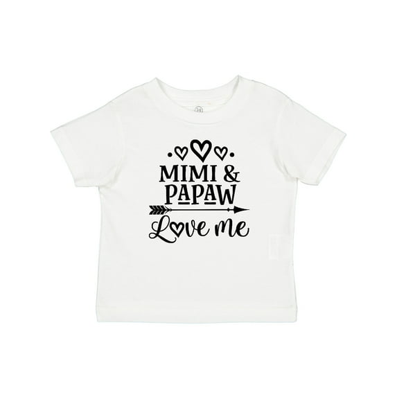 Inktastic Mimi and Papaw Love Me Boys or Girls Baby T-Shirt
