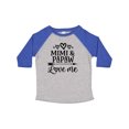 thumbnail image 1 of Inktastic Mimi and Papaw Love Me Boys or Girls Toddler T-Shirt, 1 of 5