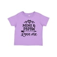 thumbnail image 1 of Inktastic Mimi and Papaw Love Me Boys or Girls Toddler T-Shirt, 1 of 5