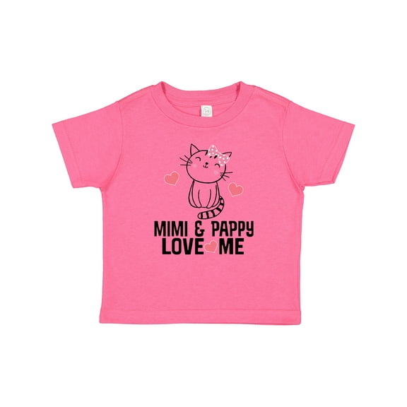 Inktastic Mimi and Pappy Granddaughter Cat Girls Baby T-Shirt