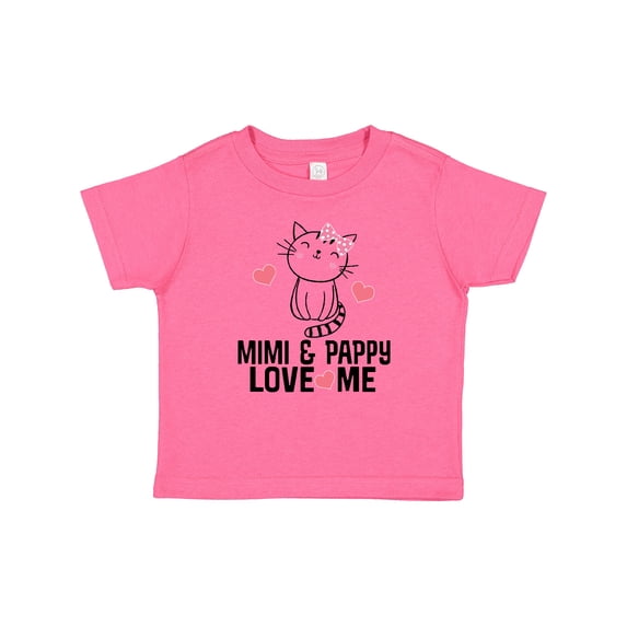 Inktastic Mimi and Pappy Granddaughter Cat Girls Baby T-Shirt