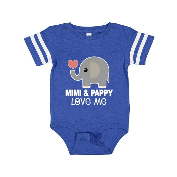 Inktastic Mimi and Pappy Love Me Boys or Girls Baby Bodysuit