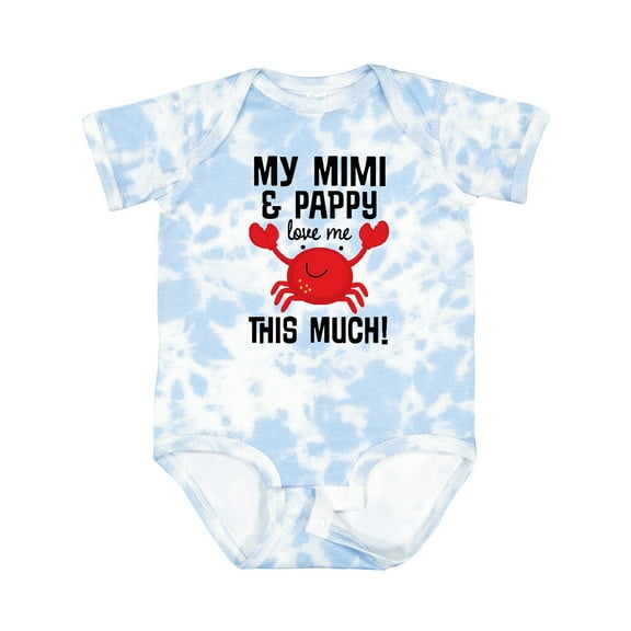 Inktastic Mimi and Pappy Love Me Boys or Girls Baby Bodysuit