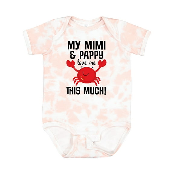 Inktastic Mimi and Pappy Love Me Boys or Girls Baby Bodysuit