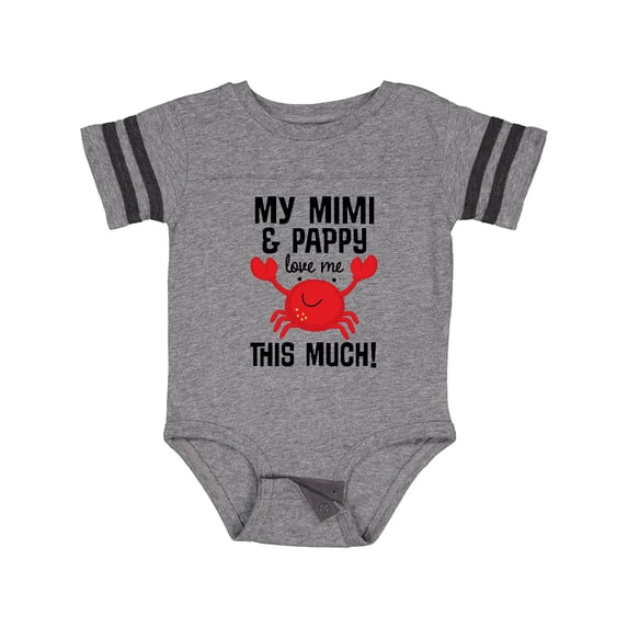 Inktastic Mimi and Pappy Love Me Boys or Girls Baby Bodysuit