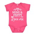 thumbnail image 1 of Inktastic Mimi and Pappy Love Me Boys or Girls Baby Bodysuit, 1 of 5