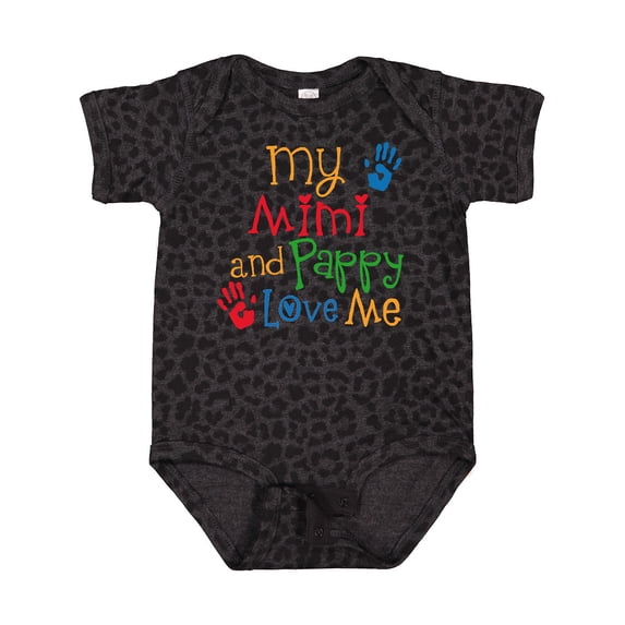 Inktastic Mimi and Pappy Love Me Boys or Girls Baby Bodysuit