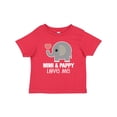 thumbnail image 1 of Inktastic Mimi and Pappy Love Me Boys or Girls Baby T-Shirt, 1 of 5
