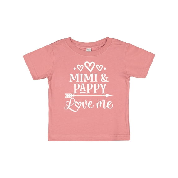 Inktastic Mimi and Pappy Love Me Boys or Girls Baby T-Shirt