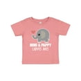thumbnail image 1 of Inktastic Mimi and Pappy Love Me Boys or Girls Baby T-Shirt, 1 of 5