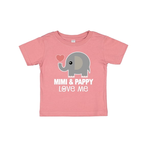 Inktastic Mimi and Pappy Love Me Boys or Girls Baby T-Shirt