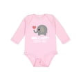 thumbnail image 1 of Inktastic Mimi and Pappy Love Me Boys or Girls Long Sleeve Baby Bodysuit, 1 of 5