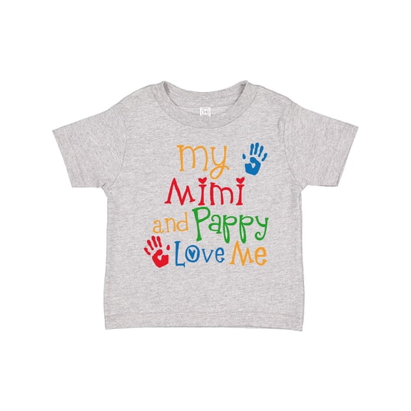 Inktastic Mimi and Pappy Love Me Boys or Girls Toddler T-Shirt