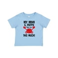 thumbnail image 1 of Inktastic Mimi and Pappy Love Me Gift Boys or Girls Baby T-Shirt, 1 of 5