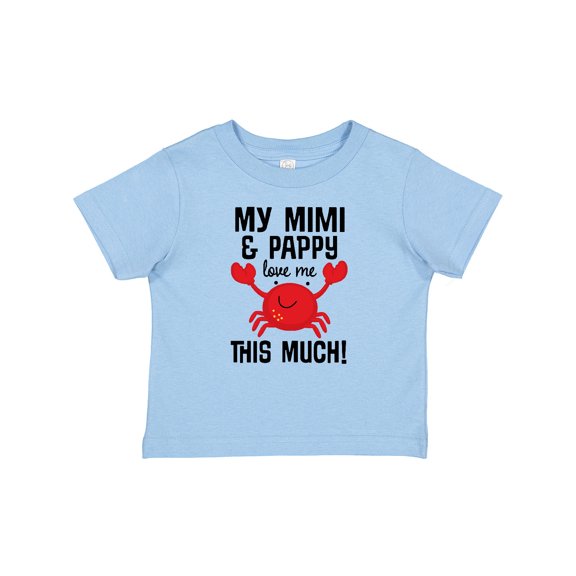 Inktastic Mimi and Pappy Love Me Gift Boys or Girls Baby T-Shirt