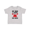 thumbnail image 1 of Inktastic Mimi and Pappy Love Me Gift Boys or Girls Baby T-Shirt, 1 of 5