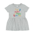 thumbnail image 1 of Inktastic Mimi and Pappy Love Me Girls Baby Dress, 1 of 5