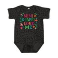 thumbnail image 1 of Inktastic Mimi and Pappy Love Me Grandchild Girls Baby Bodysuit, 1 of 5