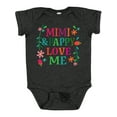 thumbnail image 1 of Inktastic Mimi and Pappy Love Me Grandchild Girls Baby Bodysuit, 1 of 5