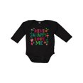 thumbnail image 1 of Inktastic Mimi and Pappy Love Me Grandchild Girls Long Sleeve Baby Bodysuit, 1 of 5
