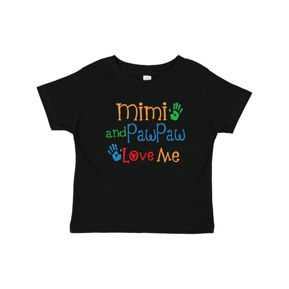 Inktastic Mimi and Pawpaw Love Me Boys or Girls Baby T-Shirt
