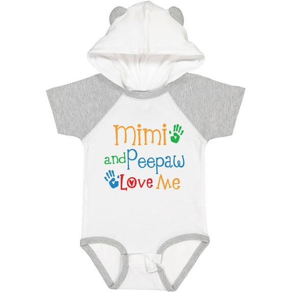 Inktastic Mimi and Peepaw Love Me Boys or Girls Baby Bodysuit