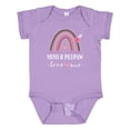 thumbnail image 1 of Inktastic Mimi and Peepaw Love Me Granddaughter Rainbow Girls Baby Bodysuit, 1 of 5