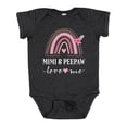 thumbnail image 1 of Inktastic Mimi and Peepaw Love Me Granddaughter Rainbow Girls Baby Bodysuit, 1 of 5
