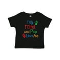 thumbnail image 1 of Inktastic Mimi and Pop Love Me Grandchild Boys or Girls Baby T-Shirt, 1 of 5