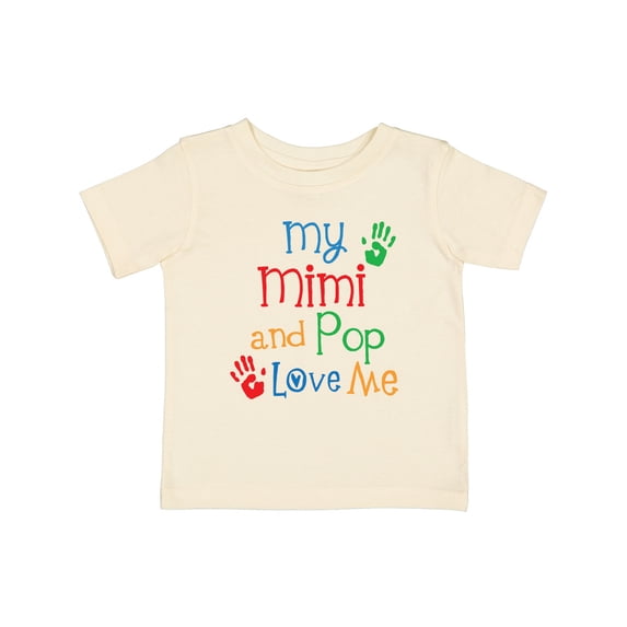 Inktastic Mimi and Pop Love Me Grandchild Boys or Girls Baby T-Shirt