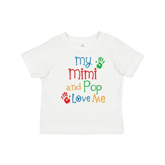 Inktastic Mimi and Pop Love Me Grandchild Boys or Girls Baby T-Shirt