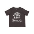thumbnail image 1 of Inktastic Mimi and Pop Love Me Granddaughter Valentine Girls Toddler T-Shirt, 1 of 5