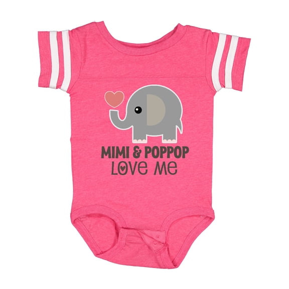 Inktastic Mimi and Poppop Love Me Boys or Girls Baby Bodysuit
