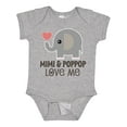 thumbnail image 1 of Inktastic Mimi and Poppop Love Me Boys or Girls Baby Bodysuit, 1 of 5