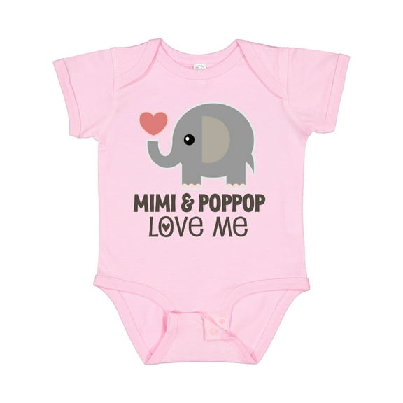 Inktastic Mimi and Poppop Love Me Boys or Girls Baby Bodysuit