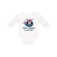 thumbnail image 1 of Inktastic Mimi and PopPop Love Me Boys Long Sleeve Baby Bodysuit, 1 of 5