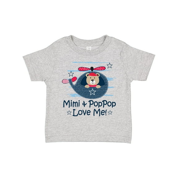 Inktastic Mimi and PopPop Love Me Boys Toddler T-Shirt