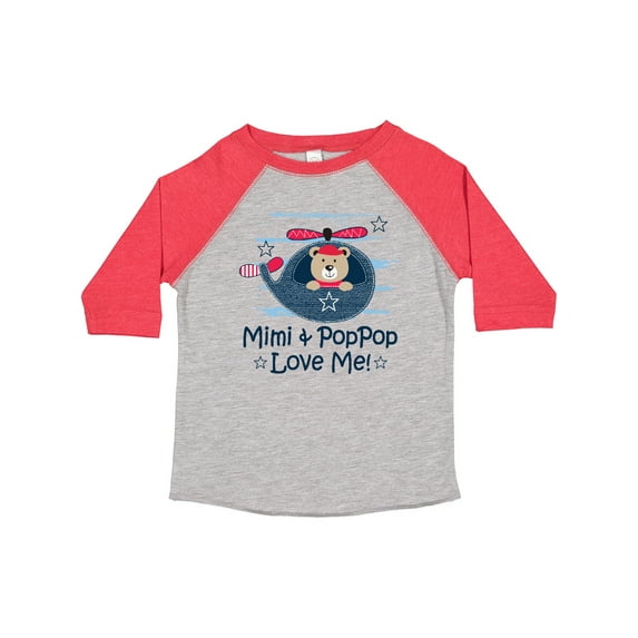 Inktastic Mimi and PopPop Love Me Boys Toddler T-Shirt