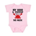 thumbnail image 1 of Inktastic Mimi and Poppop Love Me Boys or Girls Baby Bodysuit, 1 of 5