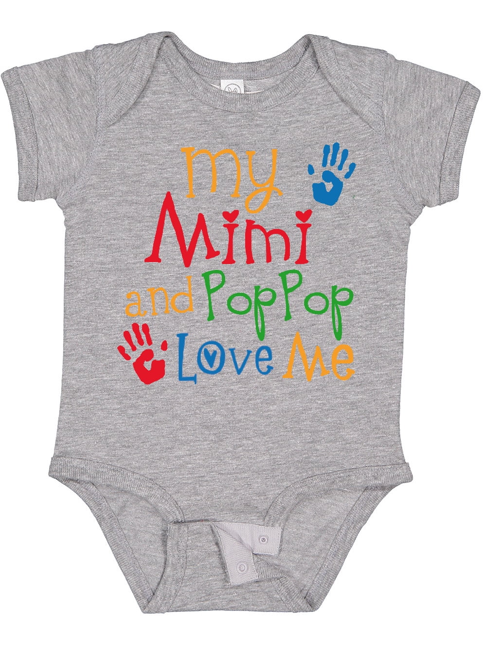 Inktastic Mimi and Poppop Love Me Boys or Girls Baby Bodysuit