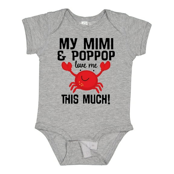 Inktastic Mimi and Poppop Love Me Boys or Girls Baby Bodysuit