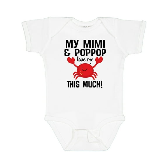 Inktastic Mimi and Poppop Love Me Boys or Girls Baby Bodysuit