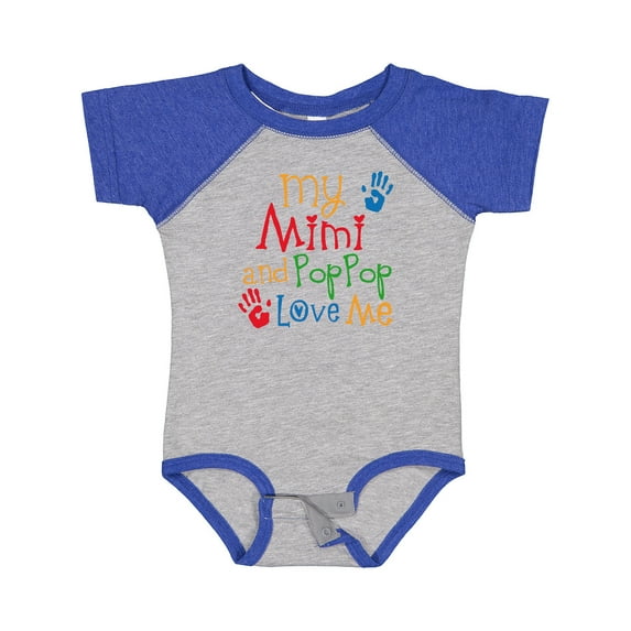Inktastic Mimi and Poppop Love Me Boys or Girls Baby Bodysuit