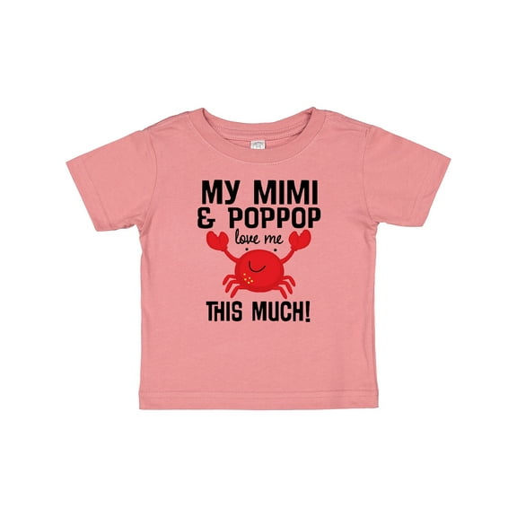 Inktastic Mimi and PopPop Love Me Boys or Girls Baby T-Shirt
