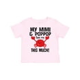 thumbnail image 1 of Inktastic Mimi and Poppop Love Me Boys or Girls Toddler T-Shirt, 1 of 5