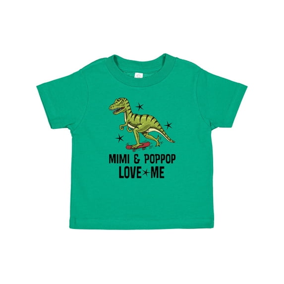 Inktastic Mimi and PopPop Love Me Dinosaur Boys Baby T-Shirt