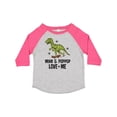 thumbnail image 1 of Inktastic Mimi and PopPop Love Me Dinosaur Boys Toddler T-Shirt, 1 of 5