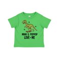thumbnail image 1 of Inktastic Mimi and PopPop Love Me Dinosaur Boys Toddler T-Shirt, 1 of 5